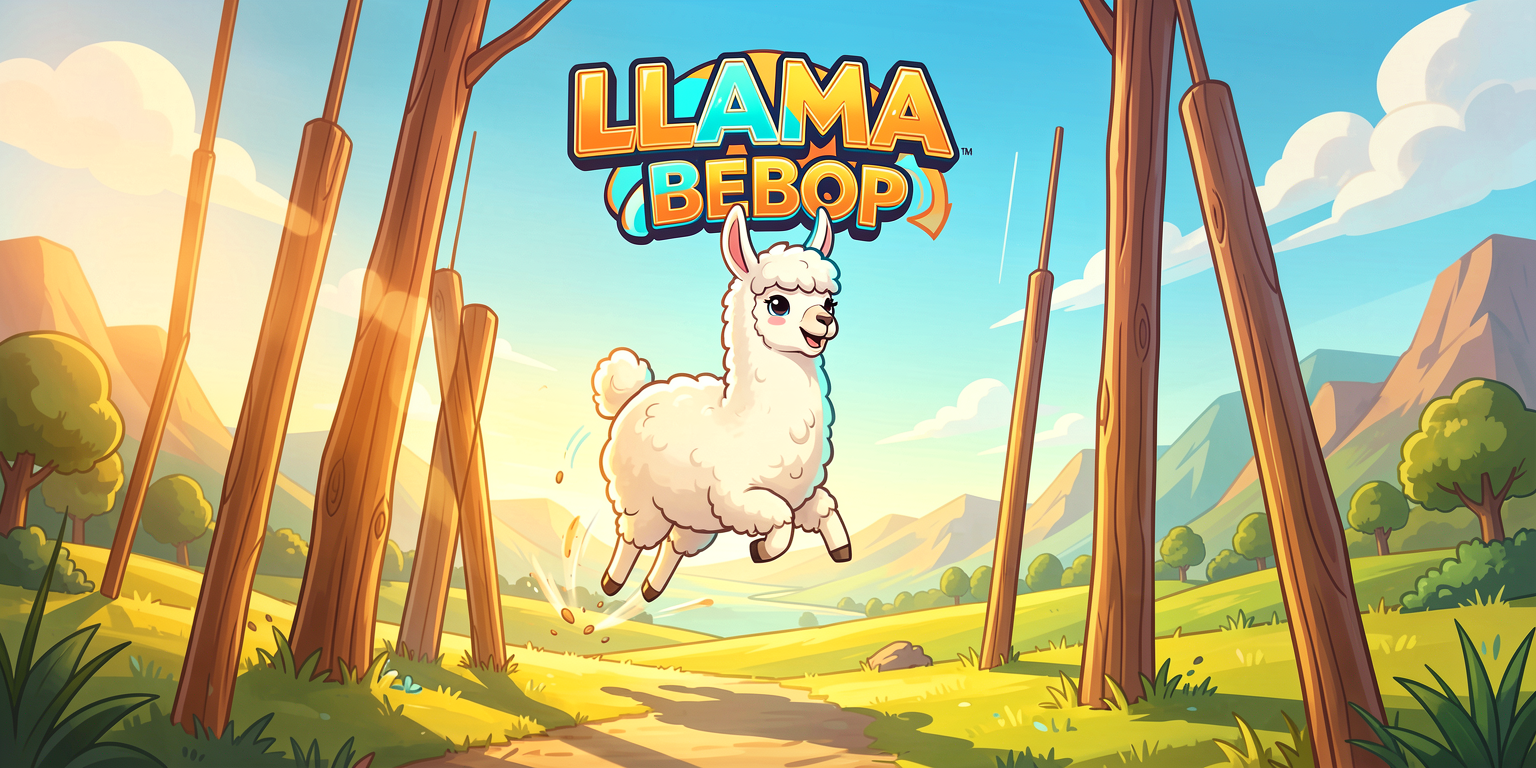 LLAMA BeBop gameplay key art
